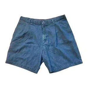 Chaps Polo Ralph Lauren Mens Chino Shorts Denim Sz 38